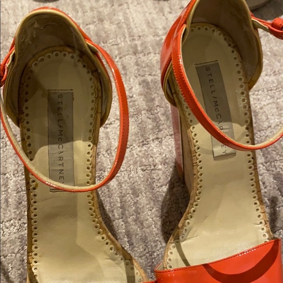 Stella Mcartney Patent and Cork Wedges - Picture 2 of 3